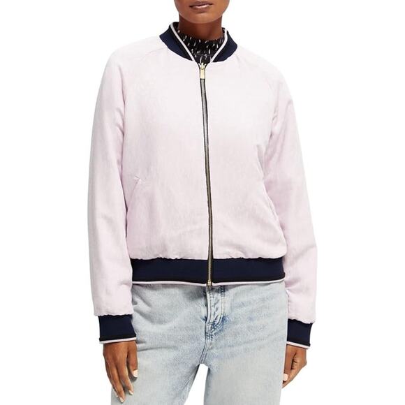 Scotch & Soda Jack Printed Reversible Bomber Jacket - M (reversible) - Picture 5 of 7